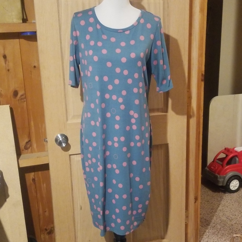 Lularoe polka dot Julia sz XL